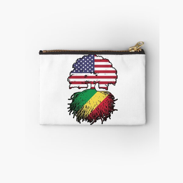 Item preview, Congo Congolese American USA Tree Roots Flag designed and sold by FlagX.