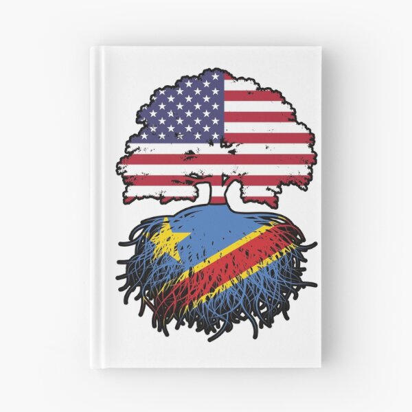 Item preview, Congo Congolese American USA Tree Roots Flag designed and sold by FlagX.