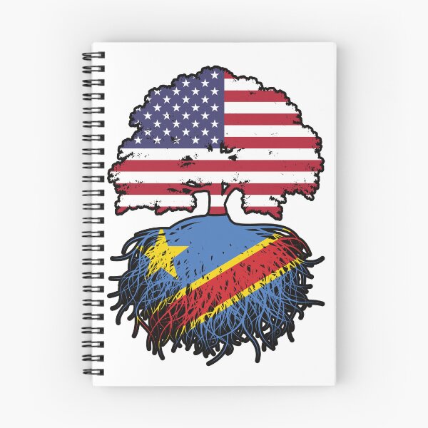 Item preview, Congo Congolese American USA Tree Roots Flag designed and sold by FlagX.