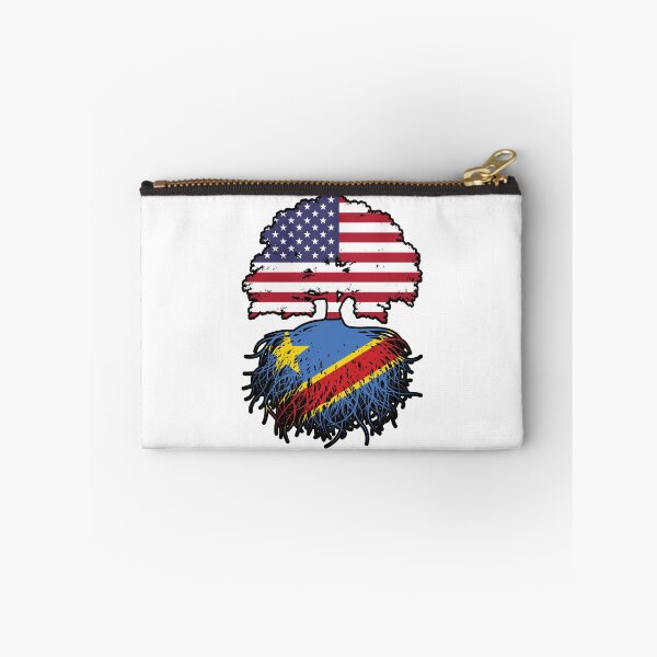 Item preview, Congo Congolese American USA Tree Roots Flag designed and sold by FlagX.