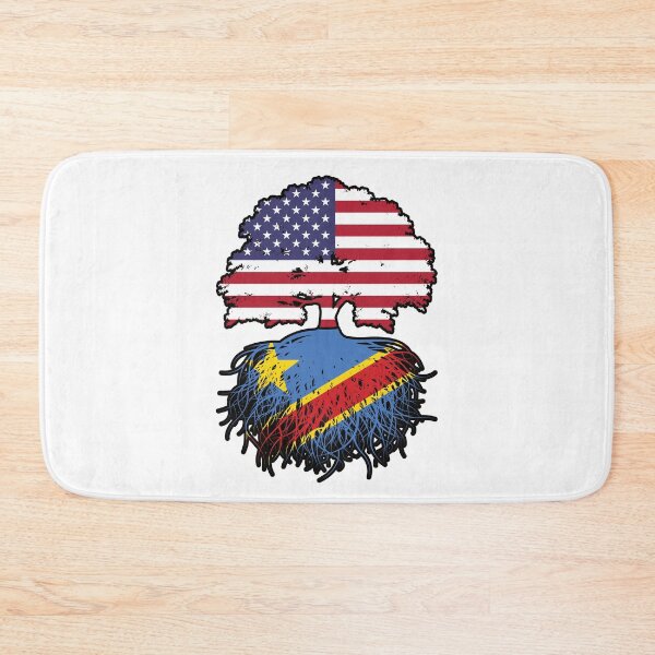 Item preview, Congo Congolese American USA Tree Roots Flag designed and sold by FlagX.