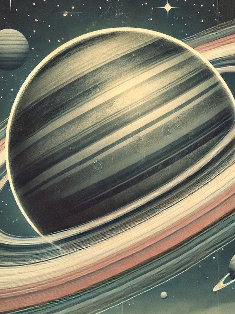 Thumbnail 5 of 5, iPhone Case, Retro Saturn Rings designed and sold by RuiTructt.