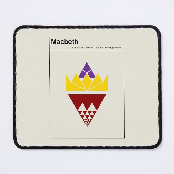 Item preview, Macbeth Shakespeare Minimalist Abstract Art Design designed and sold by kakarikihill.
