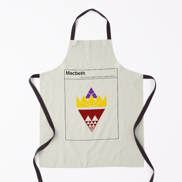 Item preview, Macbeth Shakespeare Minimalist Abstract Art Design designed and sold by kakarikihill.