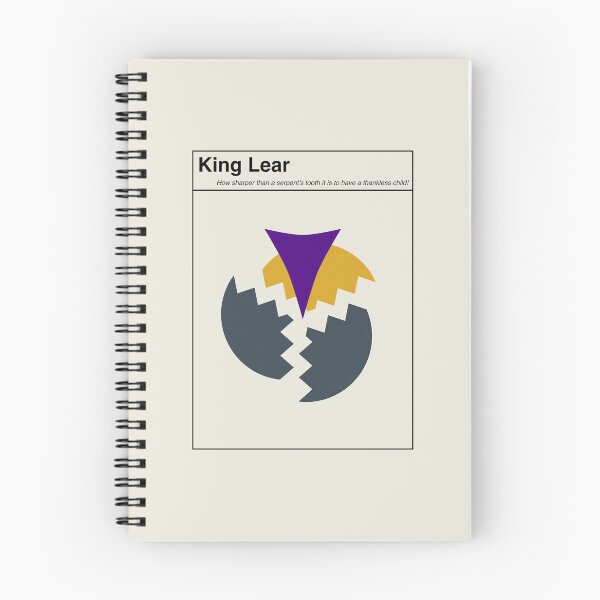 Item preview, King Lear Shakespeare Minimalist Abstract Art Design designed and sold by kakarikihill.