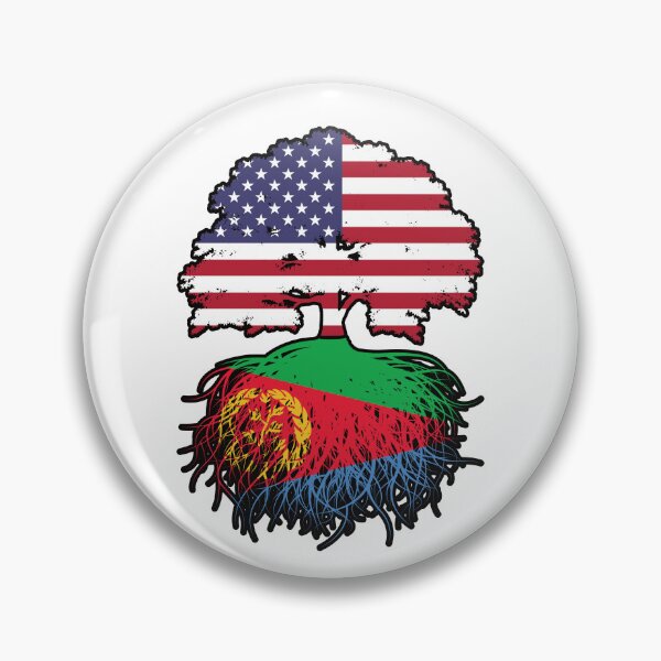Item preview, Eritrea Eritrean American USA Tree Roots Flag designed and sold by FlagX.