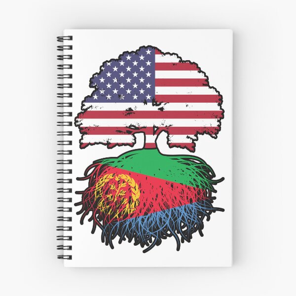 Item preview, Eritrea Eritrean American USA Tree Roots Flag designed and sold by FlagX.