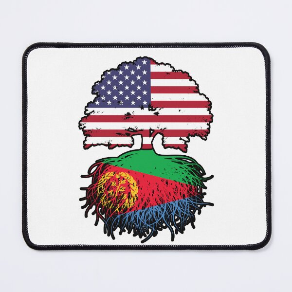 Item preview, Eritrea Eritrean American USA Tree Roots Flag designed and sold by FlagX.