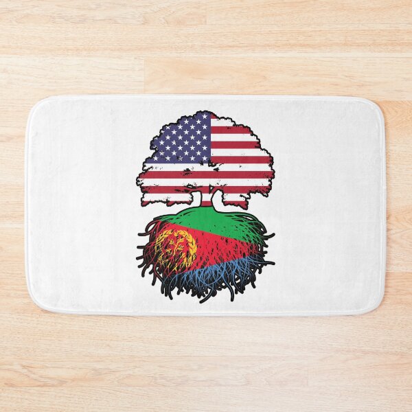 Item preview, Eritrea Eritrean American USA Tree Roots Flag designed and sold by FlagX.