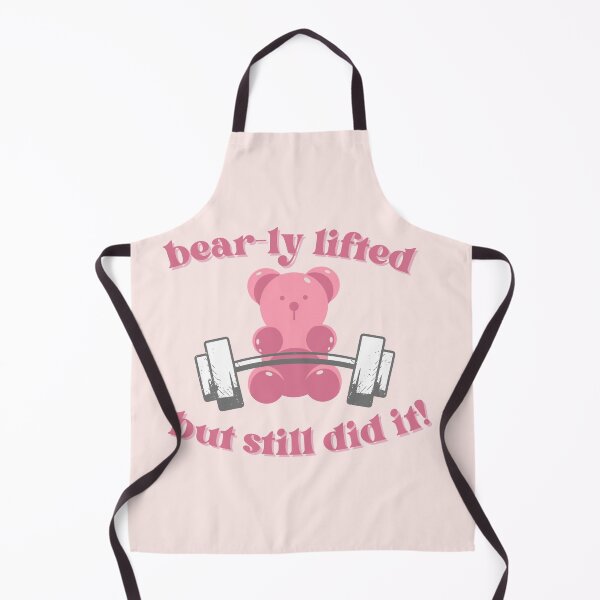 Item preview, cute gym bear with text bearly lifted but still did it designed and sold by cherrytheory.