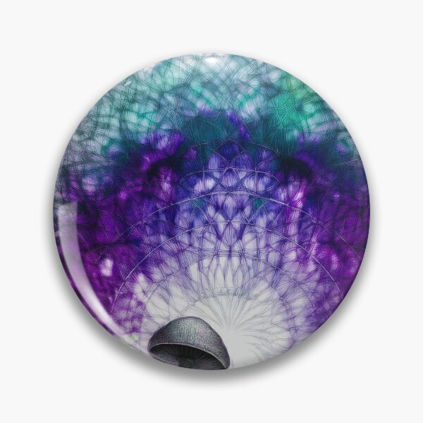 Item preview, Psychedelic, magical forest and colorful, inky mushrooms.2 designed and sold by My-fake-places.