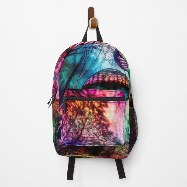 Item preview, Psychedelic, magical forest and colorful, inky mushrooms.5 designed and sold by My-fake-places.