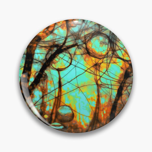 Item preview, Psychedelic, magical forest and colorful, inky mushrooms.6 designed and sold by My-fake-places.