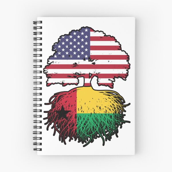 Item preview, Guinea-Bissau Bissau-Guinean American USA Tree Roots Flag designed and sold by FlagX.