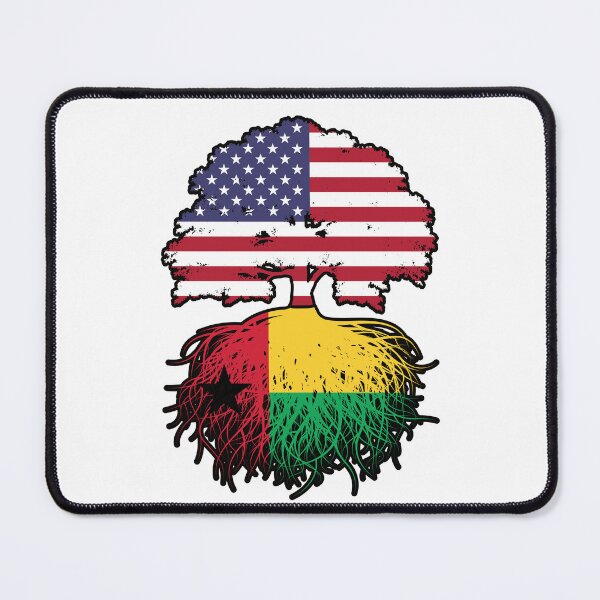 Item preview, Guinea-Bissau Bissau-Guinean American USA Tree Roots Flag designed and sold by FlagX.