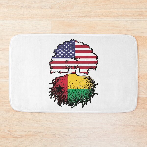 Item preview, Guinea-Bissau Bissau-Guinean American USA Tree Roots Flag designed and sold by FlagX.