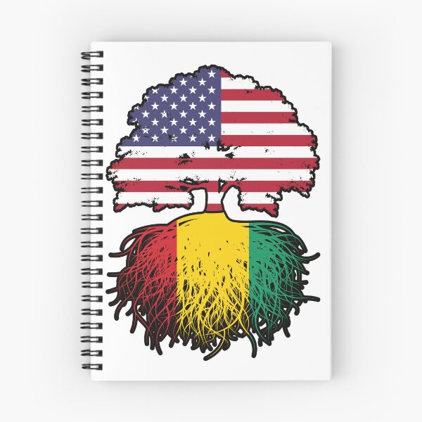 Item preview, Guinea Guinean American USA Tree Roots Flag designed and sold by FlagX.