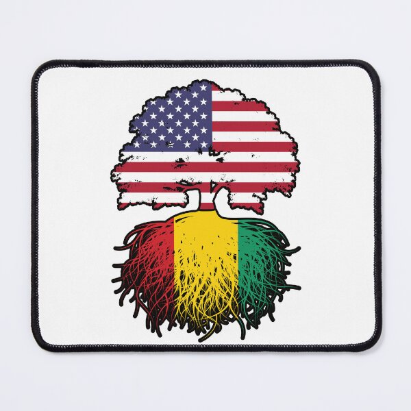 Item preview, Guinea Guinean American USA Tree Roots Flag designed and sold by FlagX.