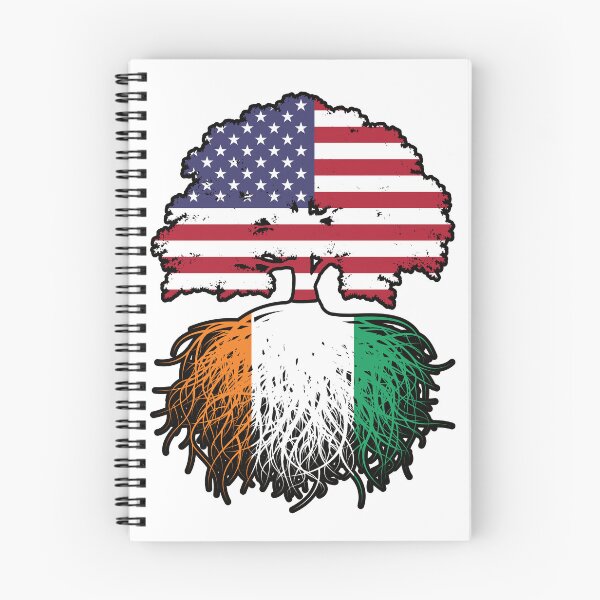 Item preview, Ivory Coast Ivorian American USA Tree Roots Flag designed and sold by FlagX.