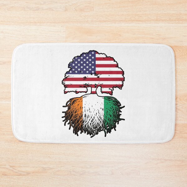 Item preview, Ivory Coast Ivorian American USA Tree Roots Flag designed and sold by FlagX.