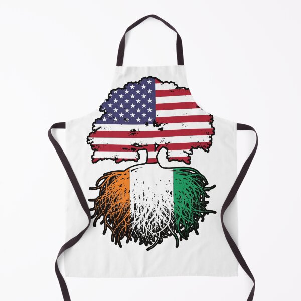 Item preview, Ivory Coast Ivorian American USA Tree Roots Flag designed and sold by FlagX.