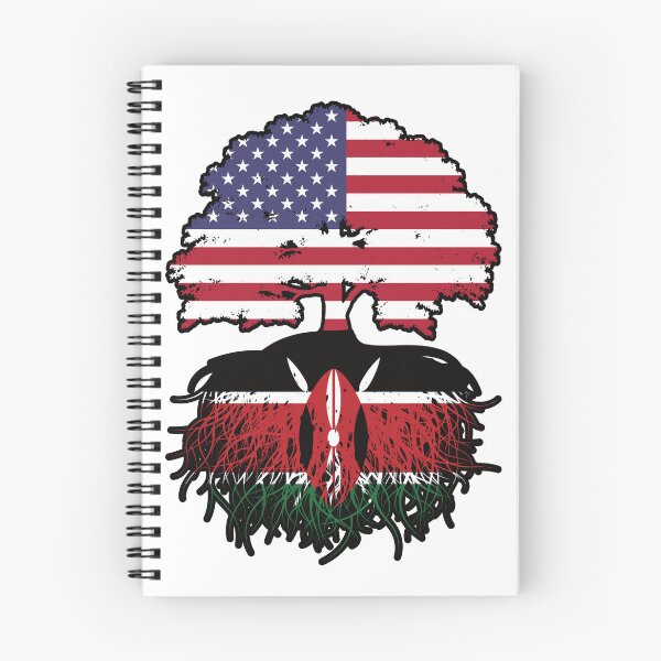 Item preview, Kenya Kenyan American USA Tree Roots Flag designed and sold by FlagX.