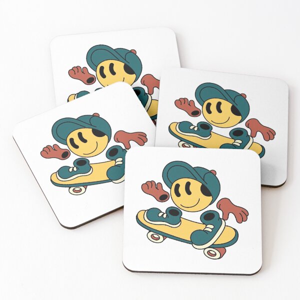 Item preview, Funny Emoji with Cap Skateboarding, Skateboarding designed and sold by Skateboard-Art.