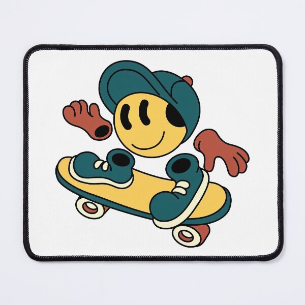 Item preview, Funny Emoji with Cap Skateboarding, Skateboarding designed and sold by Skateboard-Art.