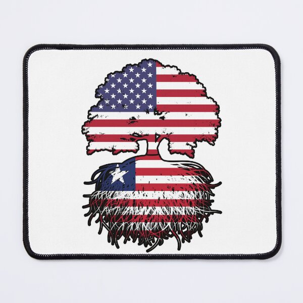 Item preview, Liberia Liberian American USA Tree Roots Flag designed and sold by FlagX.
