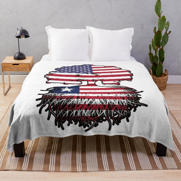 Item preview, Liberia Liberian American USA Tree Roots Flag designed and sold by FlagX.