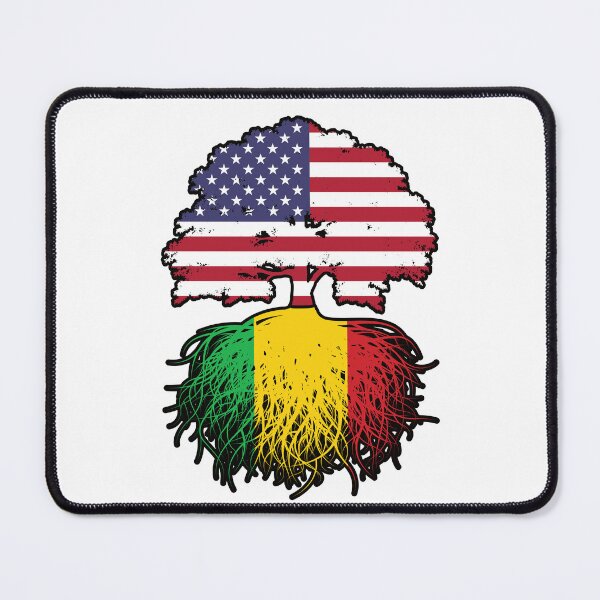 Item preview, Mali Malian American USA Tree Roots Flag designed and sold by FlagX.