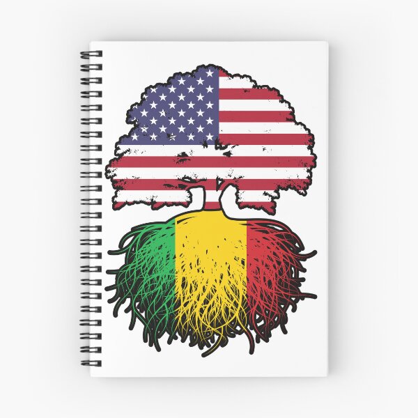Item preview, Mali Malian American USA Tree Roots Flag designed and sold by FlagX.