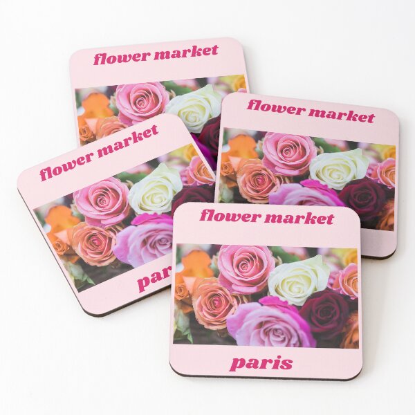 Item preview, flower market paris designed and sold by bigbrandshop.