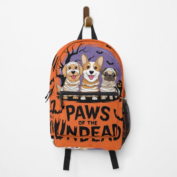 Item preview, Paws of the Undead: Halloween Dog Mummy T-Shirt designed and sold by piketo.