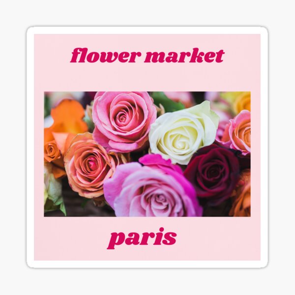 Item preview, flower market paris designed and sold by bigbrandshop.