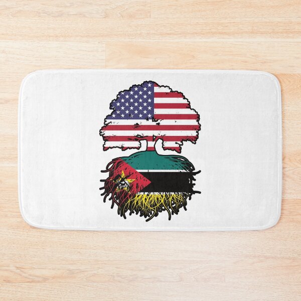 Item preview, Mozambique Mozambican American USA Tree Roots Flag designed and sold by FlagX.