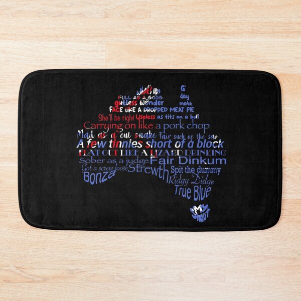 Item preview, Aussie Slang, Funny Australian sayings, Australia Flag Design designed and sold by lozsart.