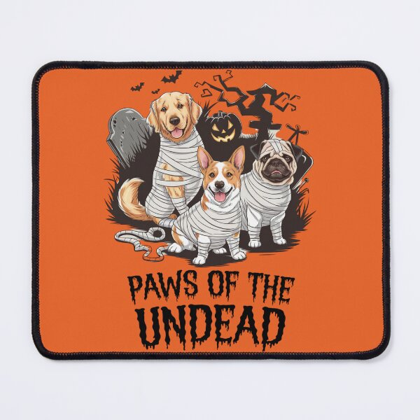 Item preview, Spooky Dog Paws of the Undead: Halloween Dog Mummy T-Shirt designed and sold by piketo.