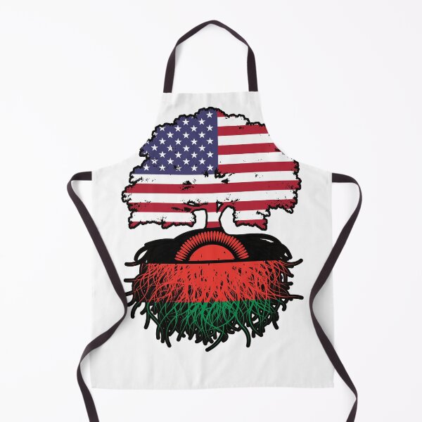 Item preview, Malawi Malawian American USA Tree Roots Flag designed and sold by FlagX.