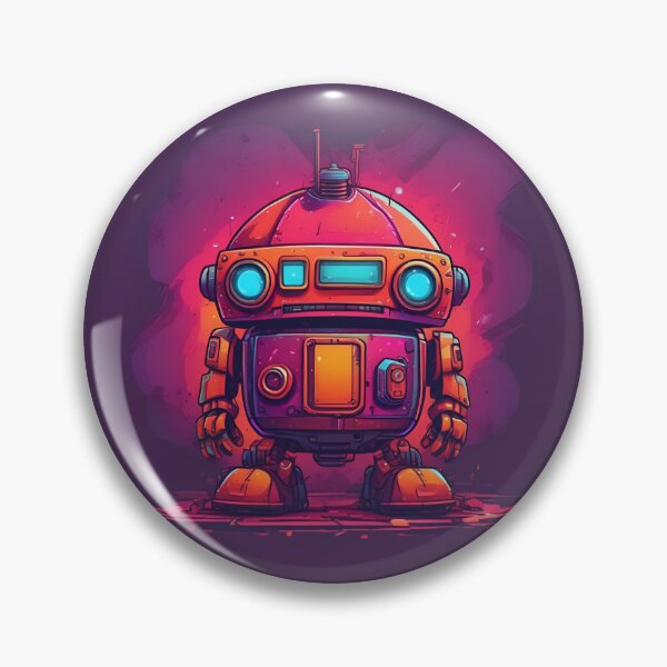 Item preview, Cartoon Retro Robot designed and sold by UNK-Fatigues.
