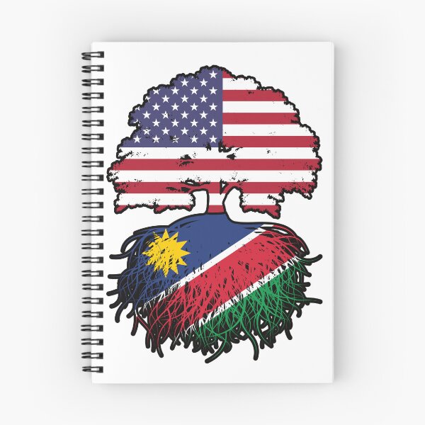 Item preview, Namibia Namibian American USA Tree Roots Flag designed and sold by FlagX.