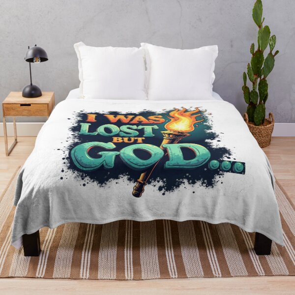 Item preview, I Was Lost But God...Flaming Torch designed and sold by Faithloveshop.