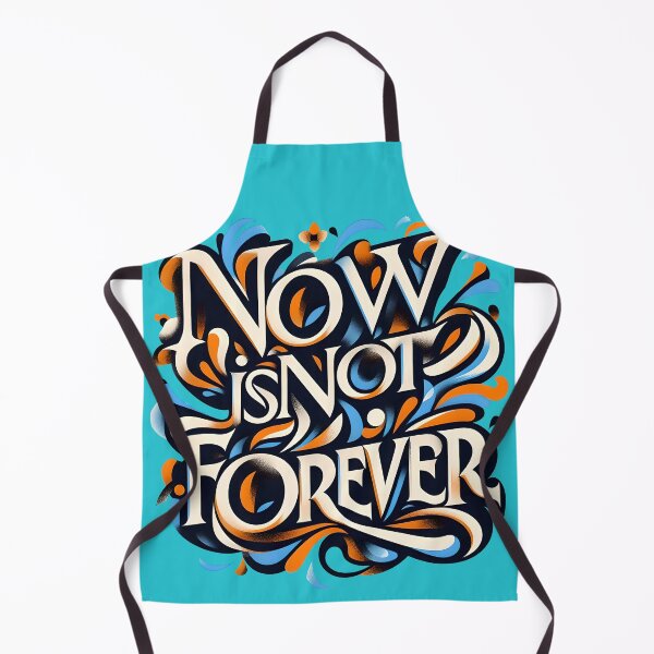 Item preview, Now Is Not Forever, typography designed and sold by maxmaj.