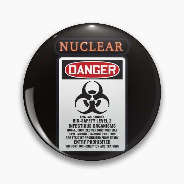 Item preview, Nuclear Bio Danger Warning Sign designed and sold by NuclearWisdom.