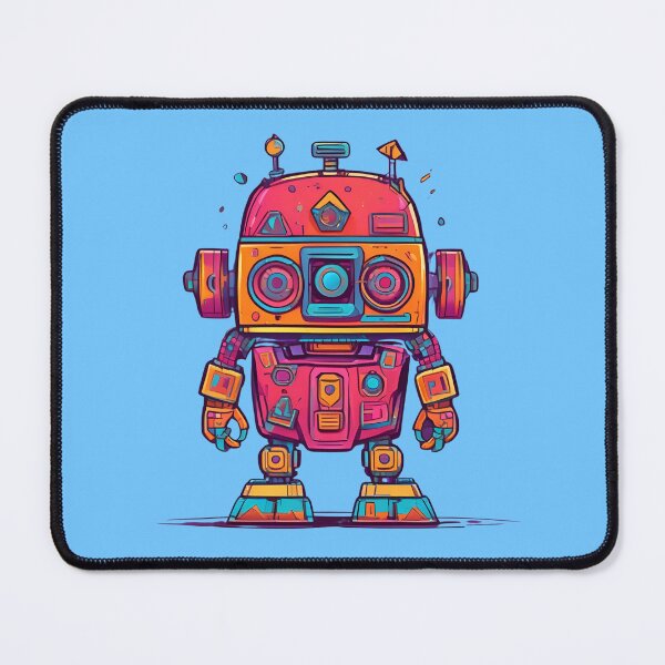 Item preview, Cartoon Retro Robot designed and sold by UNK-Fatigues.