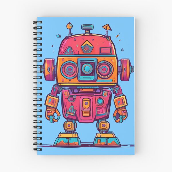 Item preview, Cartoon Retro Robot designed and sold by UNK-Fatigues.