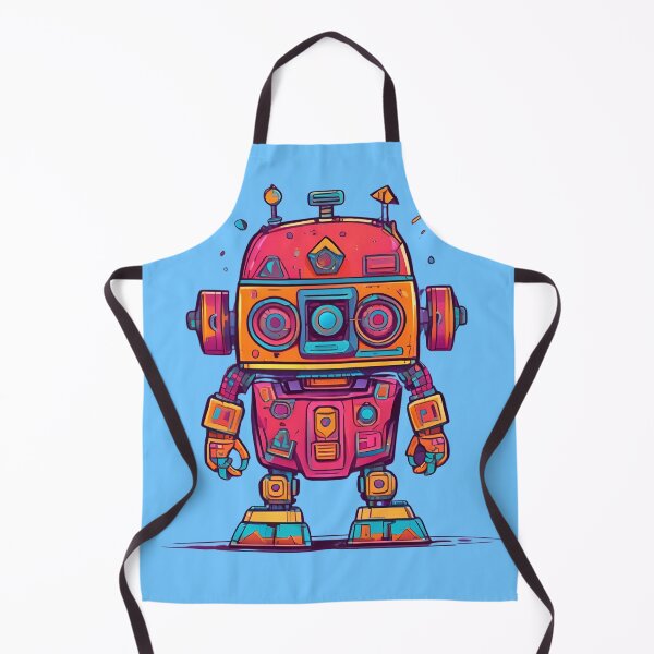 Item preview, Cartoon Retro Robot designed and sold by UNK-Fatigues.