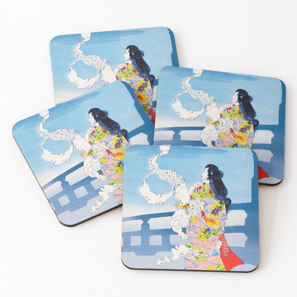 Item preview, Lunacy, Unrolling Letters - Vintage Japanses Artwork designed and sold by HistorySimple.