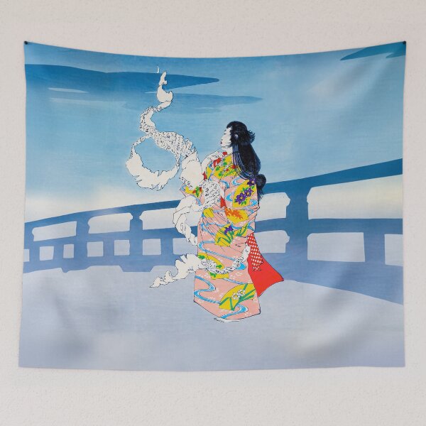 Item preview, Lunacy, Unrolling Letters - Vintage Japanses Artwork designed and sold by HistorySimple.