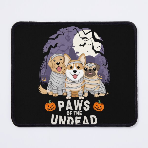 Item preview, The Spooky Season Paws of the Undead: Halloween Dog Mummy T-Shir designed and sold by piketo.